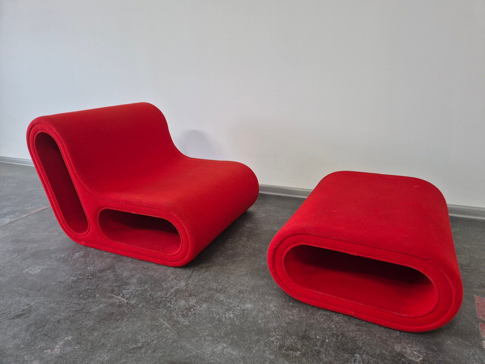 Set of Other One lounge chair with ottoman by Leif Jörgensen for Hay, 2004