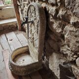 Reconstituted stone fountain