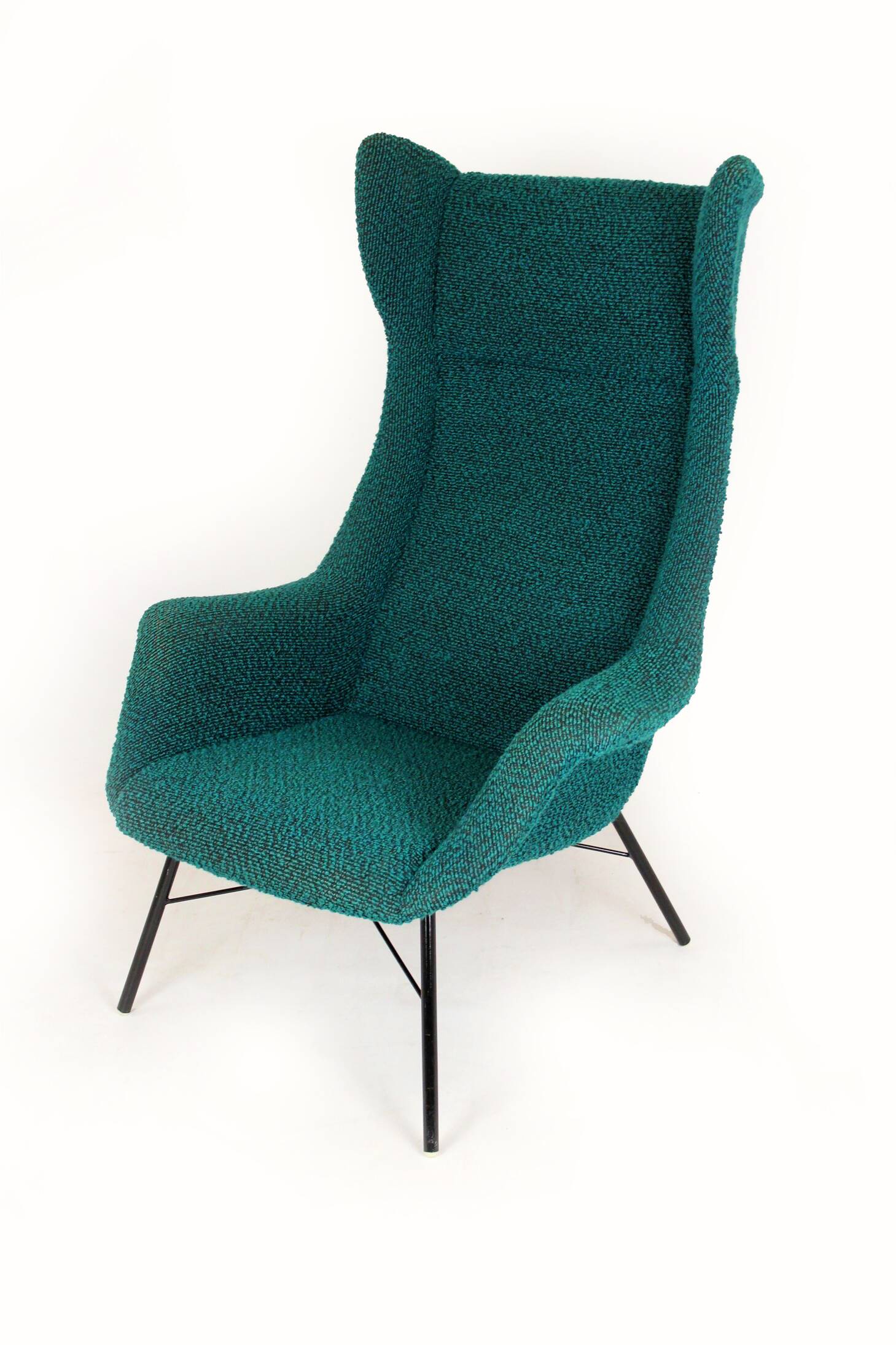 Wingback Lounge Chair by Miroslav Navrátil, Czechoslovakia, 1960s