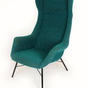 Fauteuil à oreilles par Miroslav Navrátil, Tchécoslovaquie, années 1960.