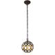 Round Tiffany pendant lamp hanging lamp