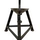 Tabouret pivotant industriel noir, années 1960