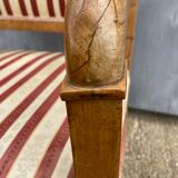 Fauteuil restauration en noyer