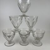 6 Baccarat Talleyrand wine glasses