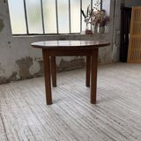 Round oak table 1950