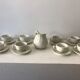 Coffee, cups, Bernardaud Limoges porcelain service.