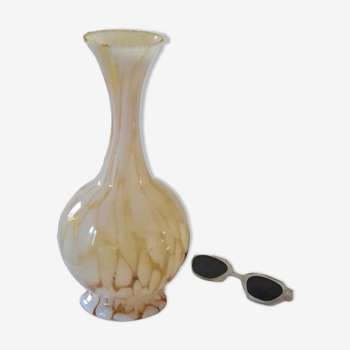 Large blown Clichy glass vase