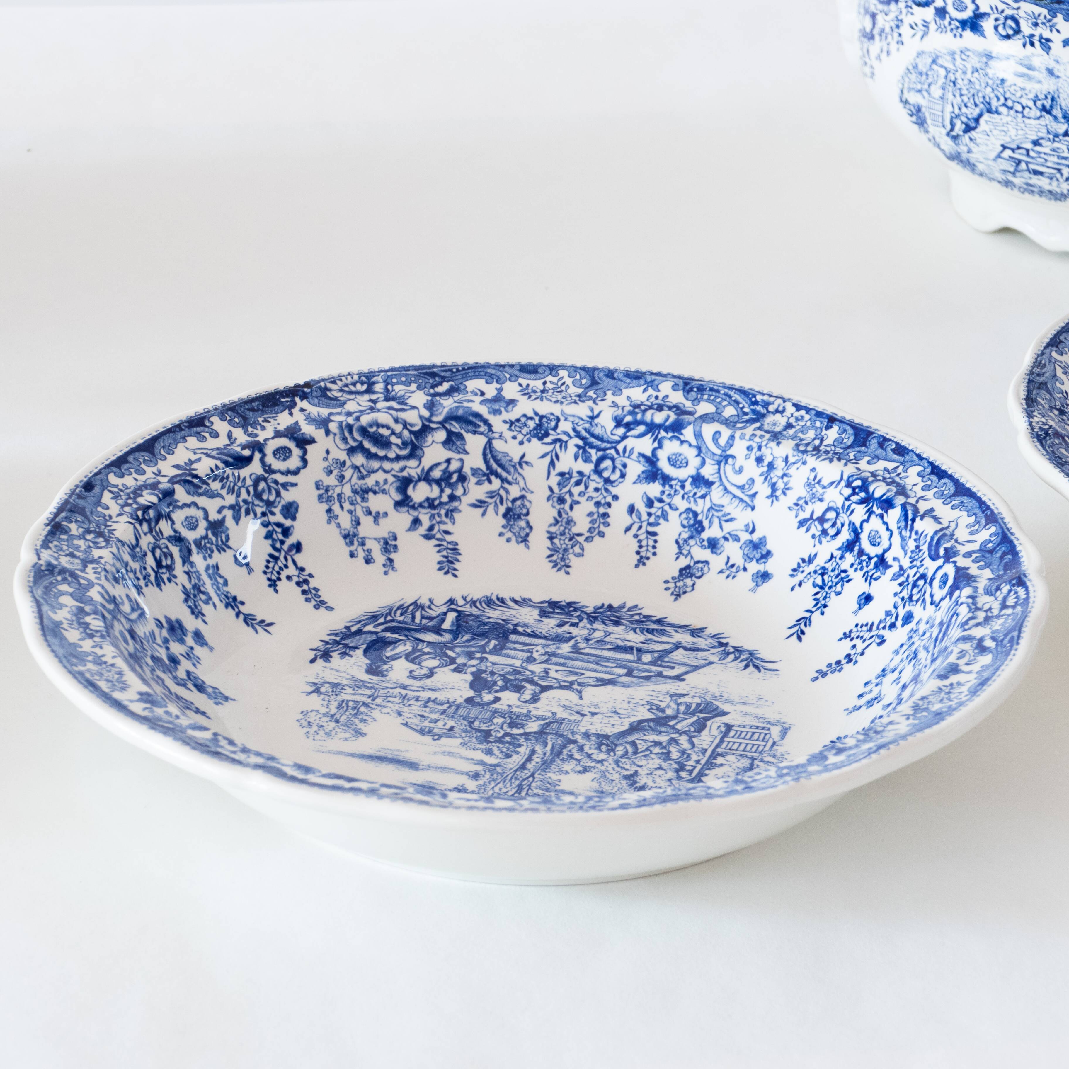 Old hollow dish, salad bowl KG Lunéville