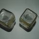 lot of 2 art-New enamelled bottles around 1900 water carafes for absinthe