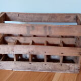Wooden bottle rack