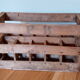 Wooden bottle rack