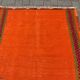 4x6 orange kilim rug, rug for kitchen, Anatolian rug, Kelim carpet