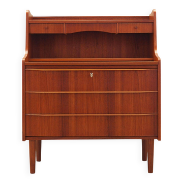 Teak secretary, Danish design, 1970s, production: Denmark