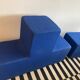Sofa and pouf