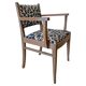 Art Deco Armchair in Limed Oak by De Coene Fères, 1935
