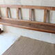 Oak church bench