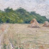 Impressionist painting The Millstones XIXth