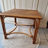 Rattan coffee table