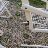 Vintage metal garden chairs