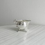 Antique metal sugar bowl