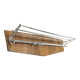 Railway style coat rack