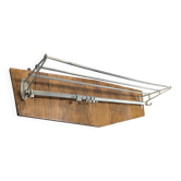 Railway style coat rack