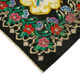 Handmade Vintage Moldovan Black Kilim 181 cm
