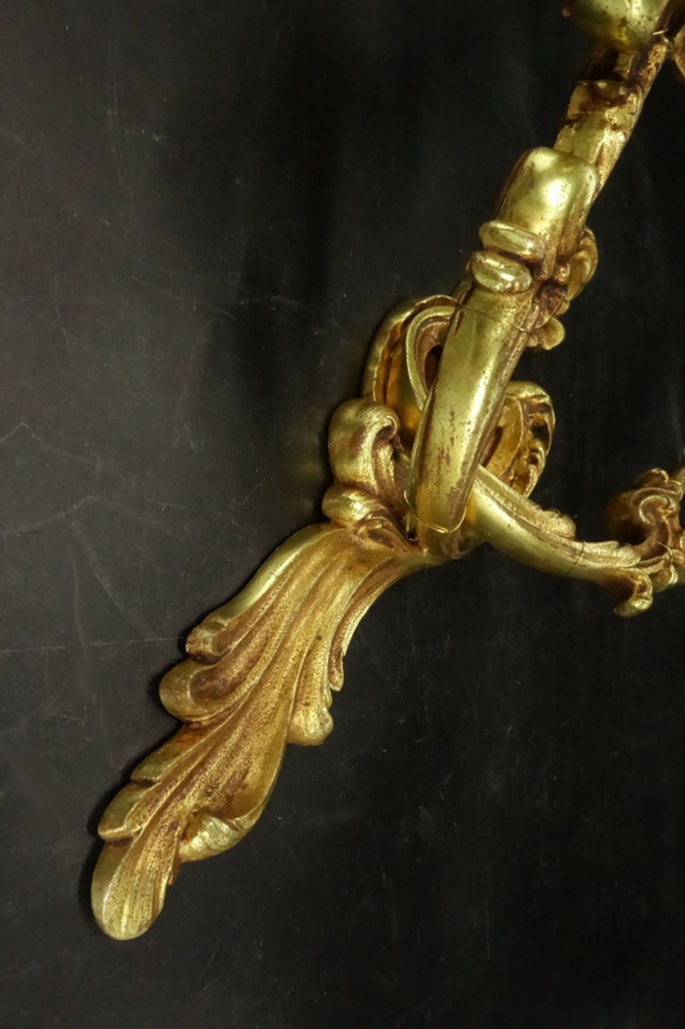 Pair of Louis XV style sconces by Lucien Gau Paris