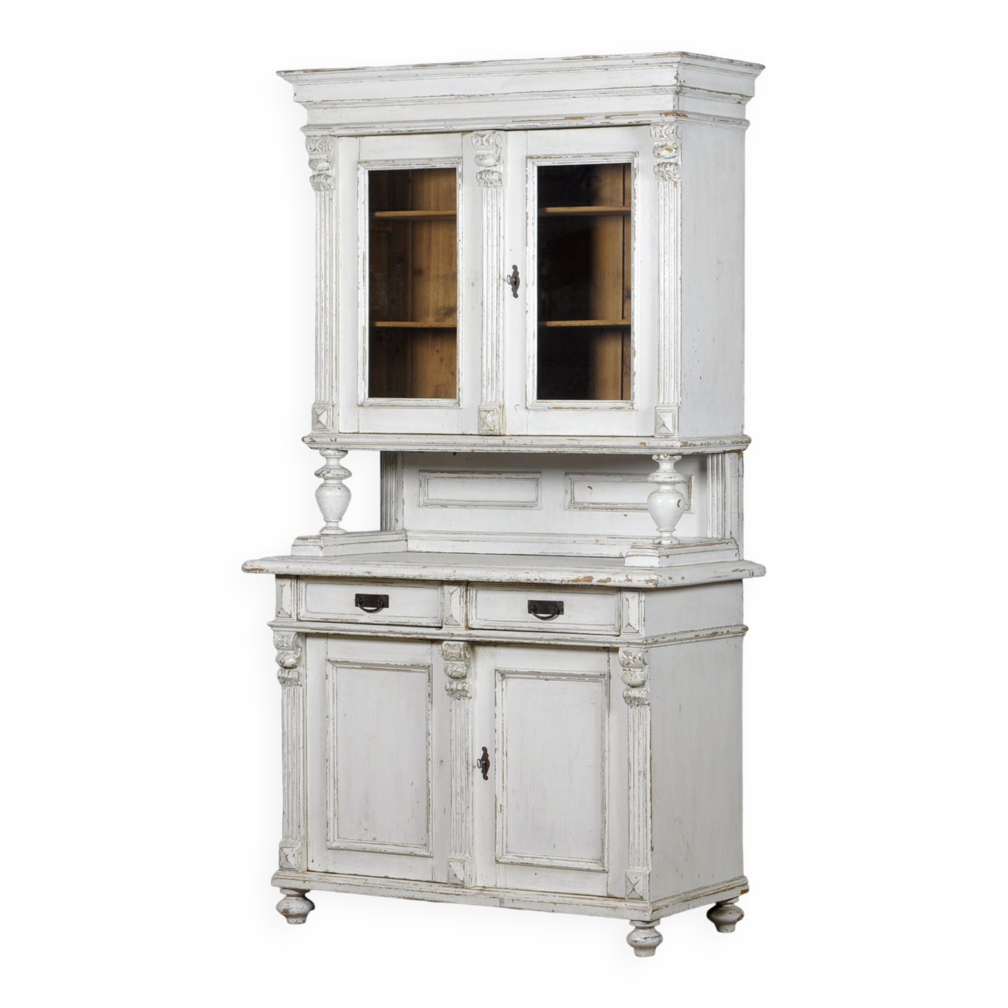 Solid Pine Kitchen Cupboard, 1920's
