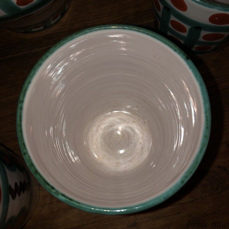 Vintage Vallauris service signed A.Fazio