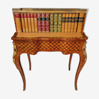 Louis XV Style Tiered Desk In Marquetry