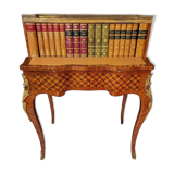 Louis XV Style Marquetry Stepped Desk