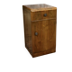 English Art Deco bedside table from the 1950s in walnut.
