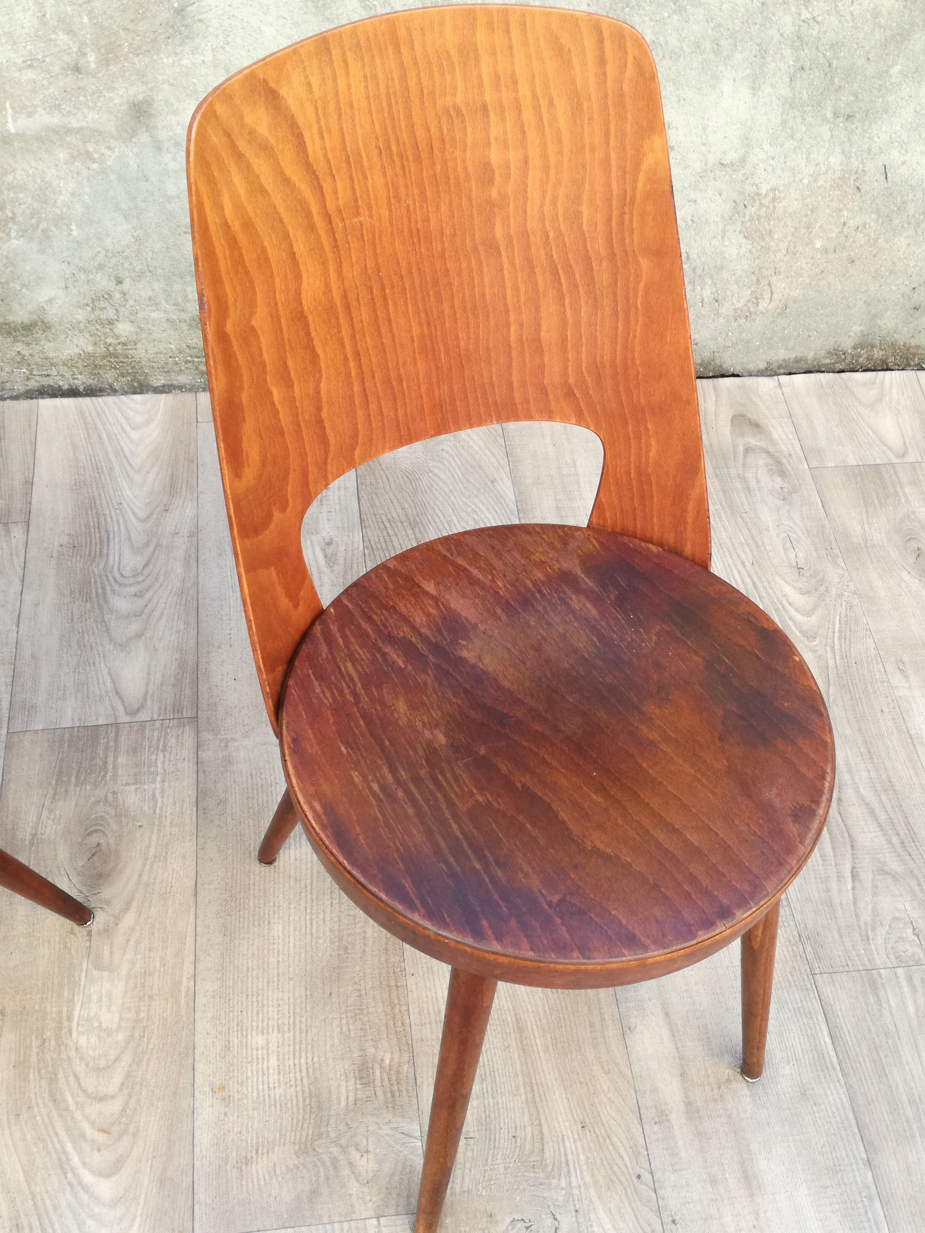 Pair of Baumann Mondor bistro chairs