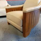 Club armchairs Class-J White Ivory