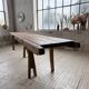 Brutalist popular art table XXL 3.5m/4m pine and oak