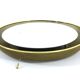 Vintage gold mirror by Mathieu Mategot for Artimeta from the 1950s with light.