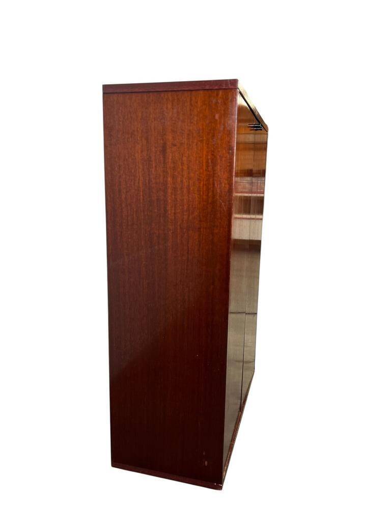 Vintage shallow wooden cabinet/shelf