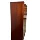 Vintage shallow wooden cabinet/shelf