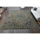 1970s Vintage Persian Handmade Wool Cotton Light Brown Area Rug 308x370