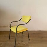Child's armchair in yellow corduroy