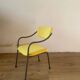 Child's armchair in yellow corduroy