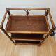 Rattan shelf
