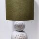 Engraved Ceramic Table Lamp "Siviglia" by Aldo Londi for Bitossi, Italy