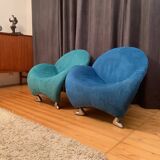 Paire de fauteuils Papageno conçus par Jan Armgardt, Leolux, Pays-Bas, années 1990