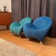 Pair of Papageno armchairs designed by Jan Armgardt, Leolux, Netherlands, 1990s