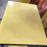 table + 4 chairs formica vintage 1960