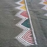Tapis vert berbère  fait à la main 260x135cm