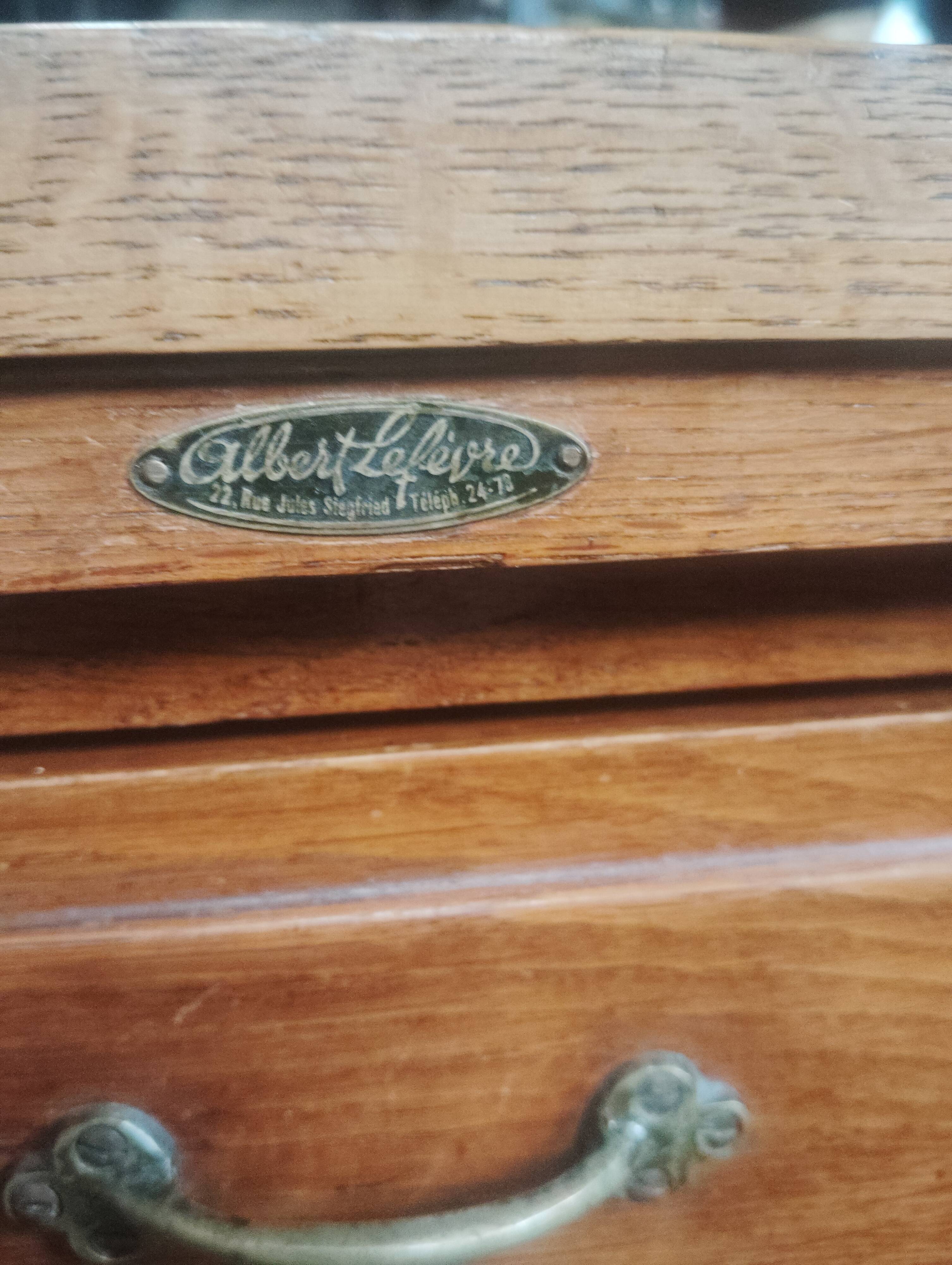 Small vintage oak desk