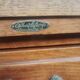 Small vintage oak desk